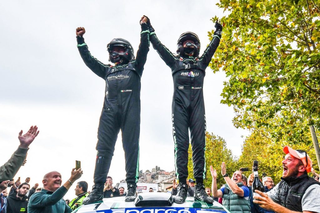 Basso e Granai sono Campioni Italiani Rally per la quinta volta al 72° Rallye Sanremo.