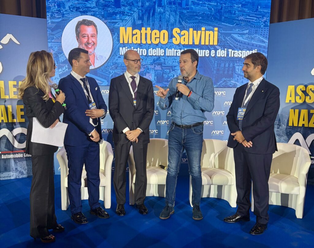 Mobilità, Geronimo La Russa e Matteo Salvini all’Assemblea ANDAC: “Delegazioni ACI fondamentali sul territorio”